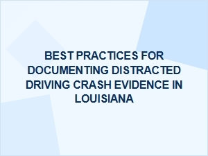 Best Practices for Documenting Distracted Driving Crash Evidence in Louisiana